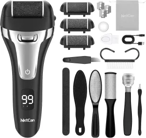 Electric Callus Remover for Feet, Professional Pedicure Tools Foot Care Kit, Portable Rechargeable Electric Feet File, Waterproof Foot File, Perfect for Foot Scrubber Dead Skin