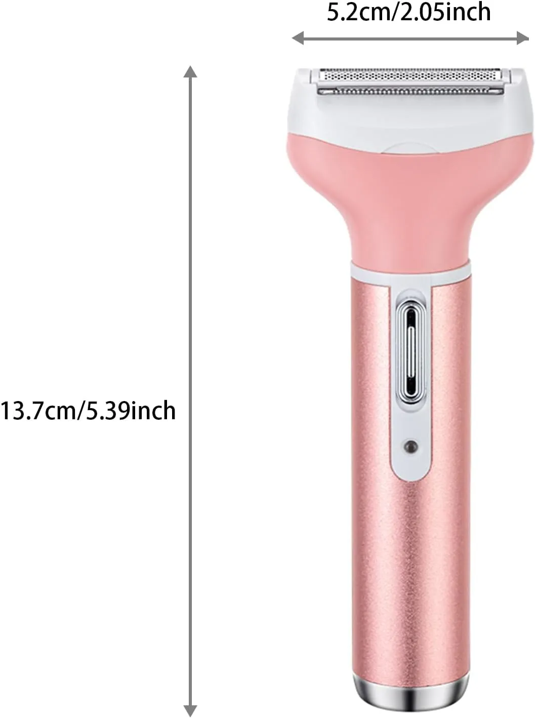 Electric Razor for Women Facial Hair Removal and 4 in 1, Bikini Trimmer Pubic Underarms Painless Nose Eyebrow Body Leg Hair Removal Rechargeable Hair Clippers Grooming Set
