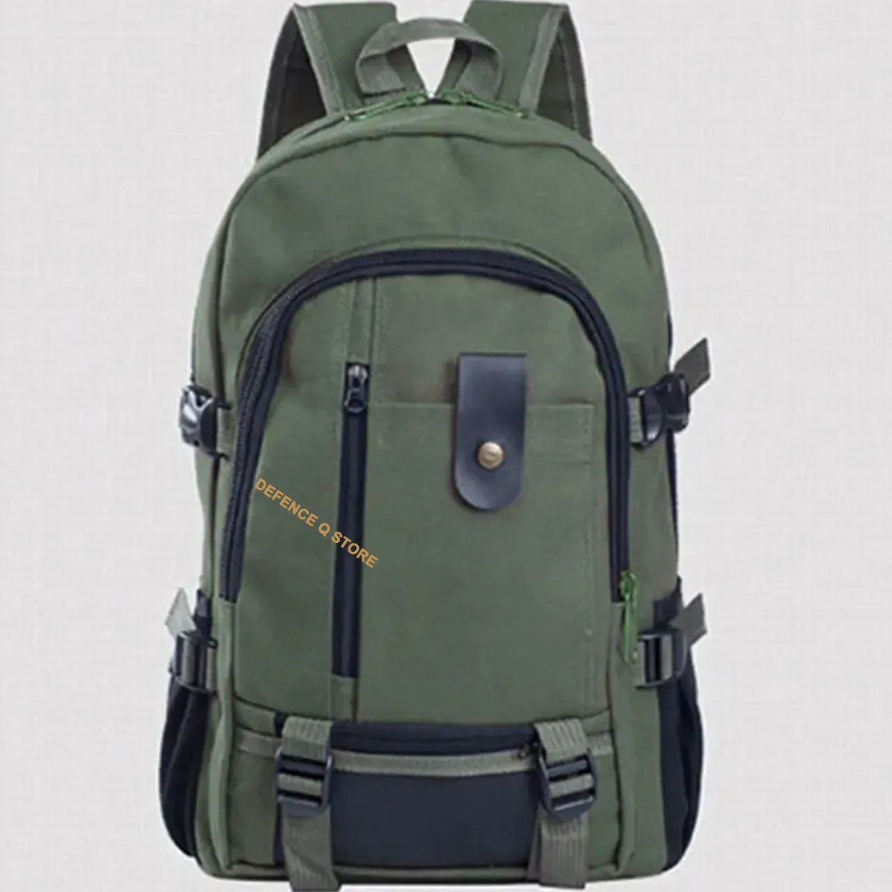 Elite Tactical Canvas Travel Backpack Lightweight Green