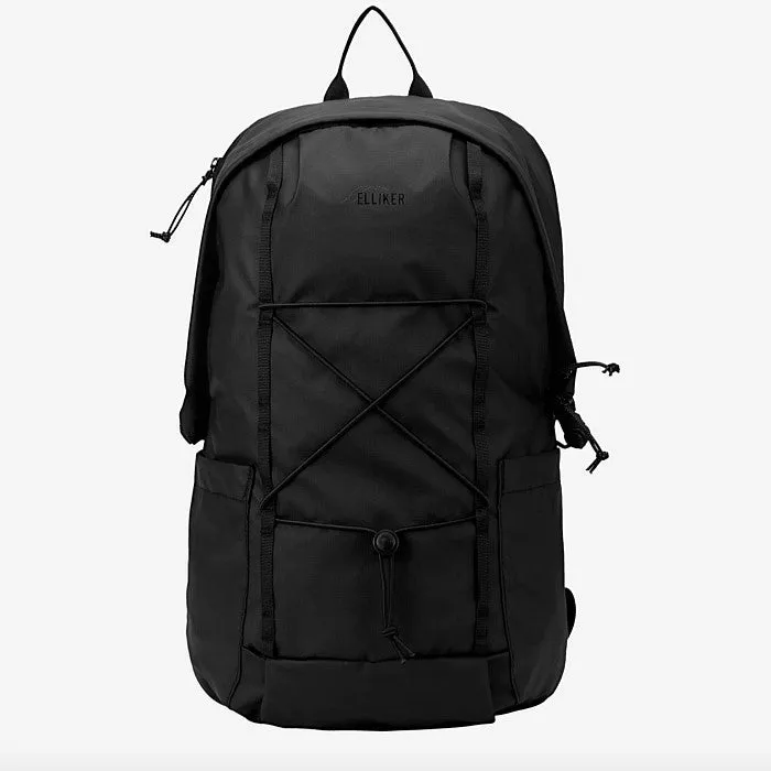 Elliker Kiln Hooded Zip Top Backpack - Black