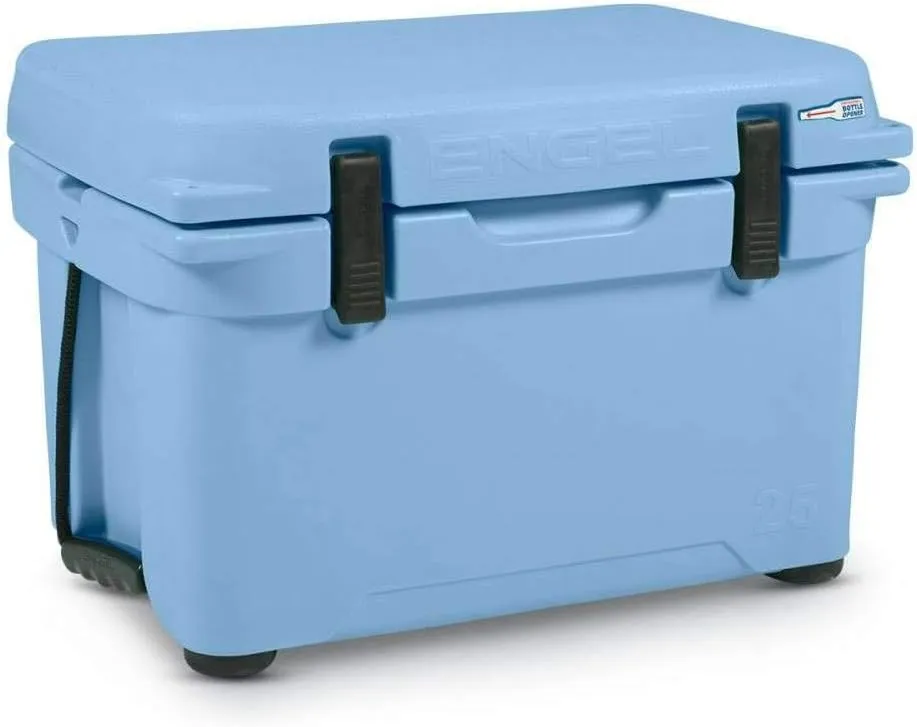 ENGEL 25 High Performance 5.28 Gallon 24 Can High Performance Durable Rotationally Molded Ice Cooler for Camping, Hunting, and Fishing