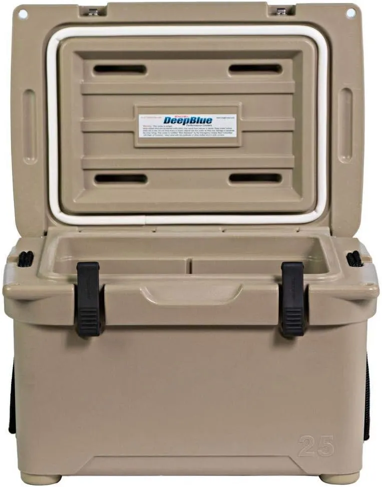 ENGEL 25 High Performance 5.28 Gallon 24 Can High Performance Durable Rotationally Molded Ice Cooler for Camping, Hunting, and Fishing