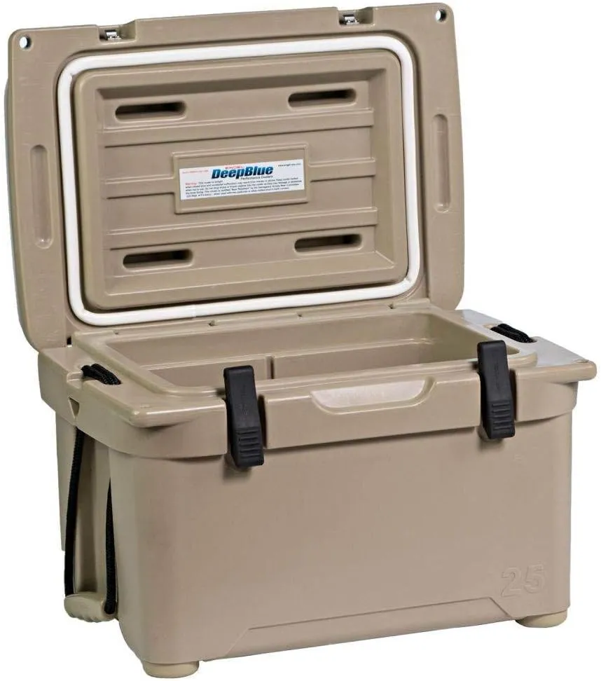 ENGEL 25 High Performance 5.28 Gallon 24 Can High Performance Durable Rotationally Molded Ice Cooler for Camping, Hunting, and Fishing