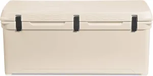 Engel Coolers ENG123 Cooler | 100 Can High Performance Durable Seamless Rotationally Molded Ice Box for Camping, Hunting, and Fishing