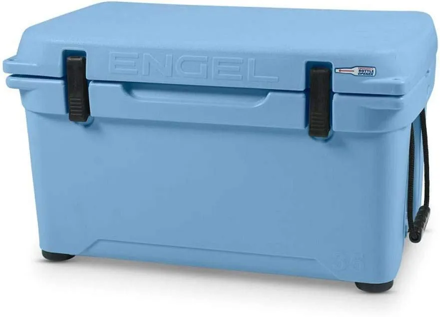 Engel Coolers ENG35 Cooler | 36 Can High Performance Durable Seamless Rotationally Molded Ice Box for Camping, Hunting, and Fishing