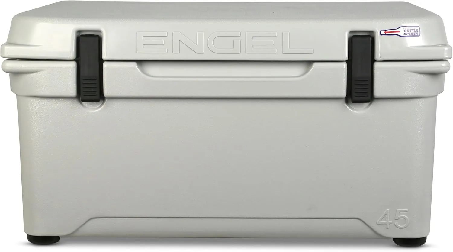 Engel Coolers ENG45 Cooler | 40 Can High Performance Durable Seamless Rotationally Molded Ice Box for Camping, Hunting, and Fishing - Haze Gray