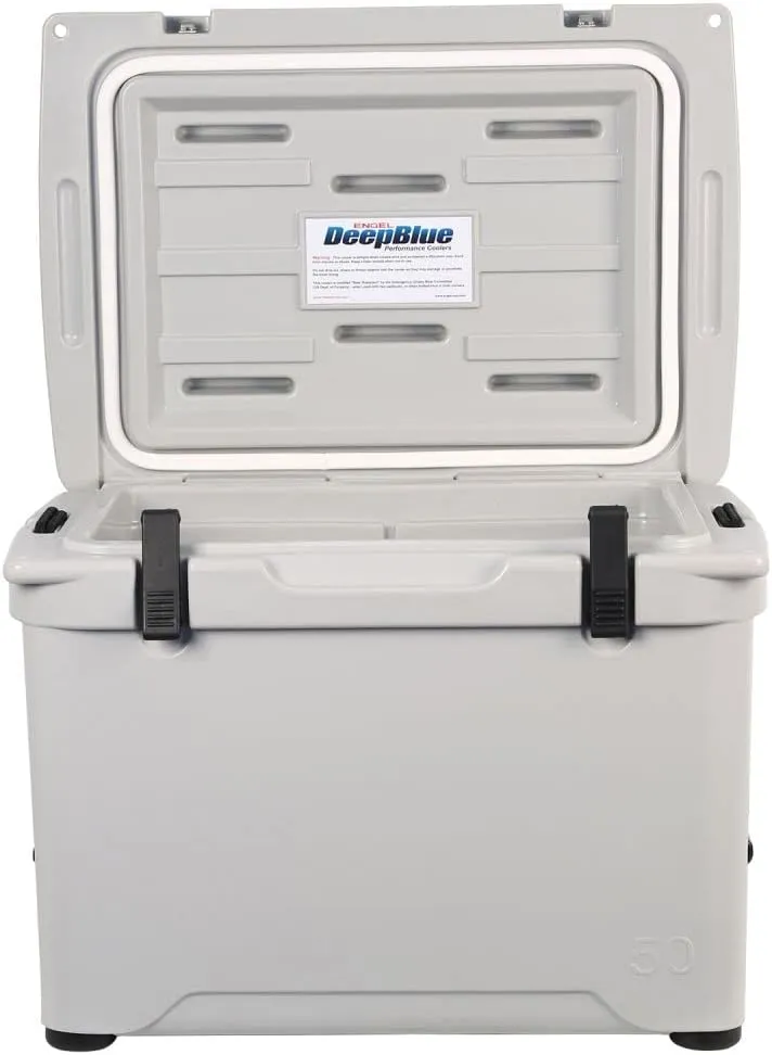 Engel Coolers ENG50 Cooler | 60 Can High Performance Durable Seamless Rotationally Molded Ice Box for Camping, Hunting, and Fishing