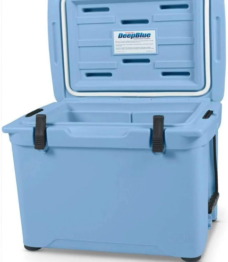 Engel Coolers ENG50 Cooler | 60 Can High Performance Durable Seamless Rotationally Molded Ice Box for Camping, Hunting, and Fishing