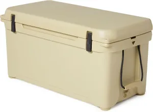 Engel Coolers ENG80 Cooler | 75 Can High Performance Durable Seamless Rotationally Molded Ice Box for Camping, Hunting, and Fishing - Tan