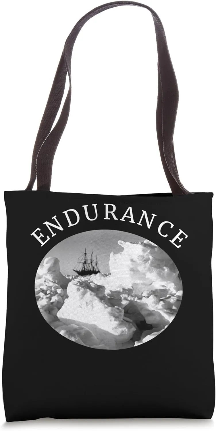Ernest Shackleton His Ship The Endurance trapped in the ice Tote Bag