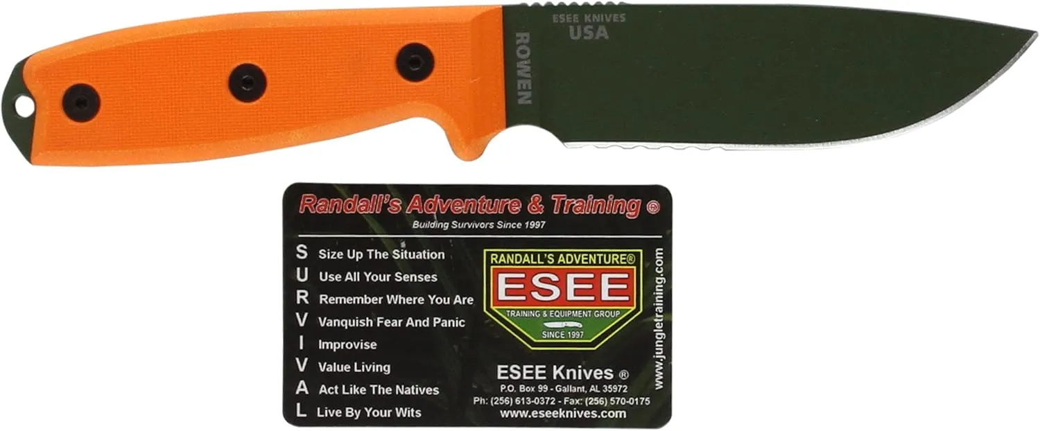 ESEE ES4SKOOD-BRK Model 4 Part Serrated