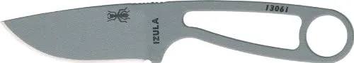 Esee zula Fixed Blade Knife, 2.75in, Drop Point, Skeletonized Handle IZULA-SPC
