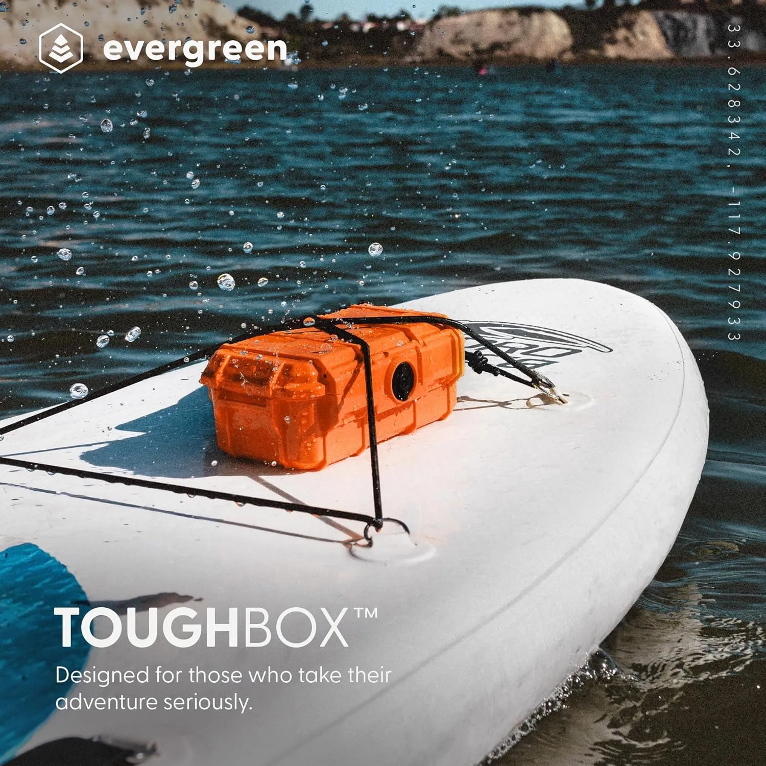 Evergreen 57 Waterproof Dry Box Protective Case with Pick & Pluck Foam - Travel Safe/Mil Spec/USA Made - for Cameras, Phones, Hiking, Boating, Water Sports, Action Cams (Yellow)