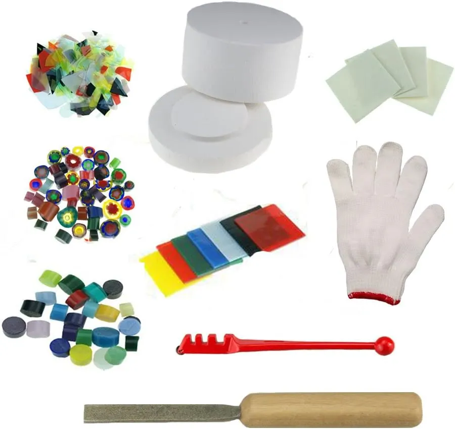 Extra Large Microwave Kiln Kit For Fusing Glass Kiln 9pcs Set