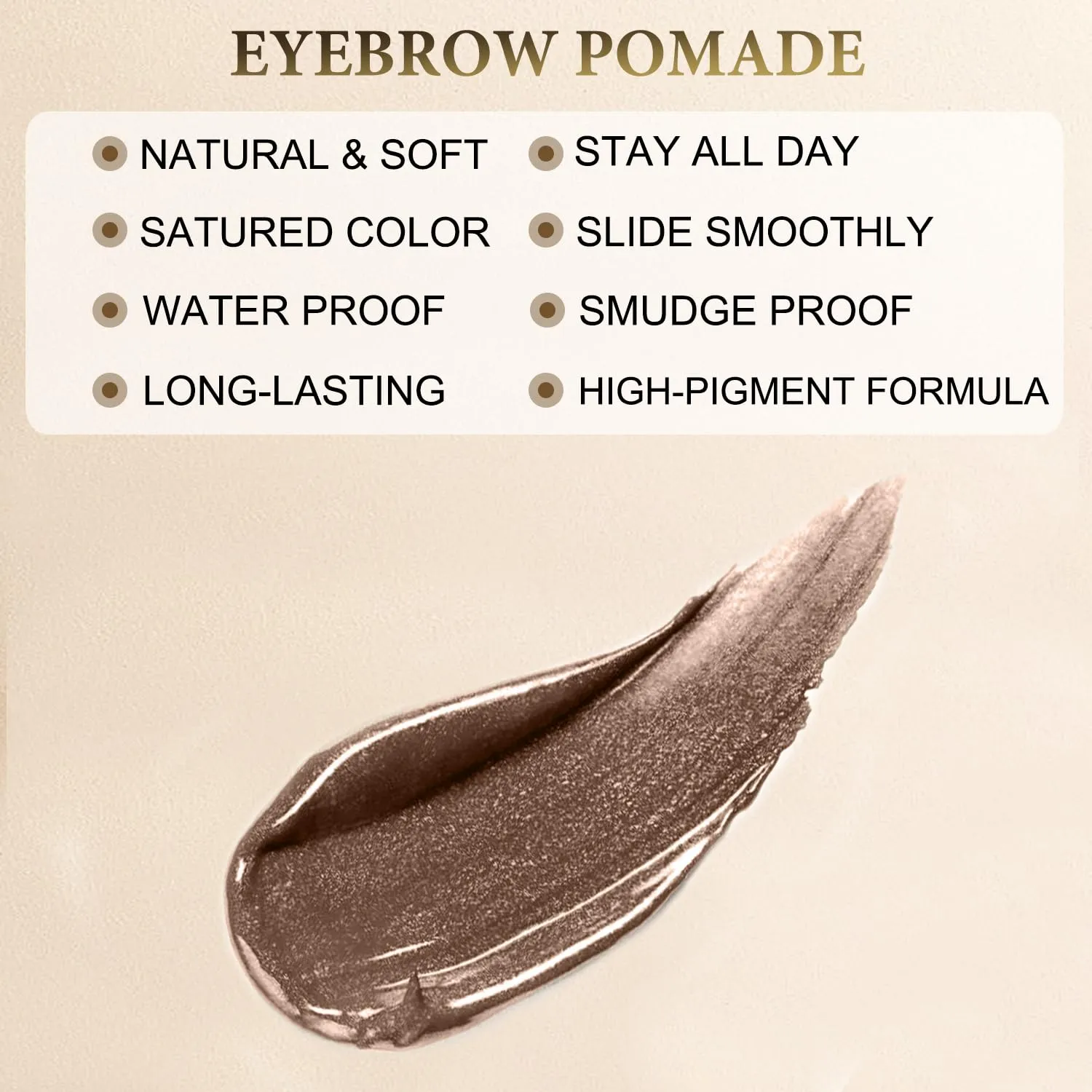 Eyebrow Pencil Makeup Kit, with Waterproof 2-IN-1 Microblading Eyebrow Pen, Eyebrow Pomade, Eyeliner and Dual-ended Eyebrow Brush, Brow Pencil Kit for Natural Eyebrows- Brunette