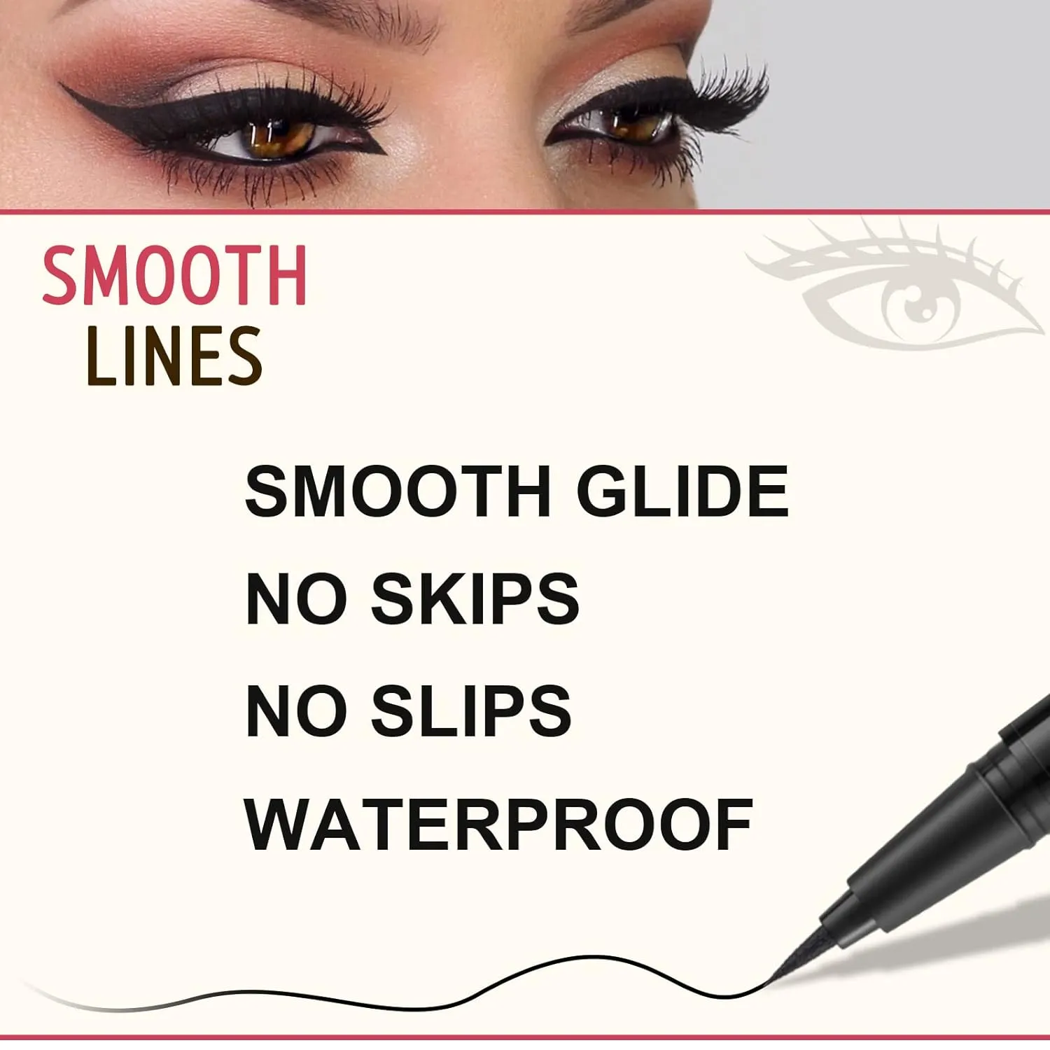 Eyebrow Pencil Makeup Kit, with Waterproof 2-IN-1 Microblading Eyebrow Pen, Eyebrow Pomade, Eyeliner and Dual-ended Eyebrow Brush, Brow Pencil Kit for Natural Eyebrows- Brunette