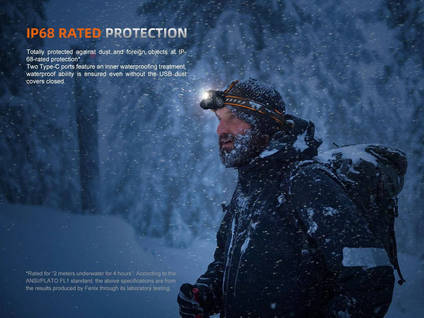 Fenix HM75R 1600 Lumen Rechargeable Headlamp