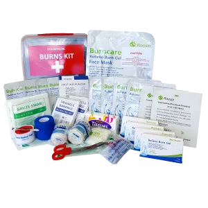 FIRST AID KIT - Large Industrial Burns First Aid Kit Plastic Box