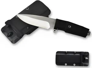 Fixed Blade Knife With Sheath,8 Inch Edc Full Tang Knife,Bushcraft Knife for Outdoor,Hiking Fishing-Camping Gift for Men