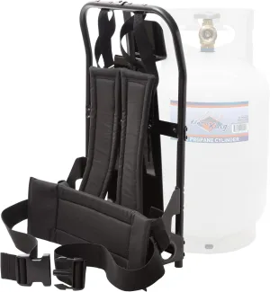 Flame King Propane Tank Alice Frame Backpack Carrier for 10LB Cylinder and Weed Torch