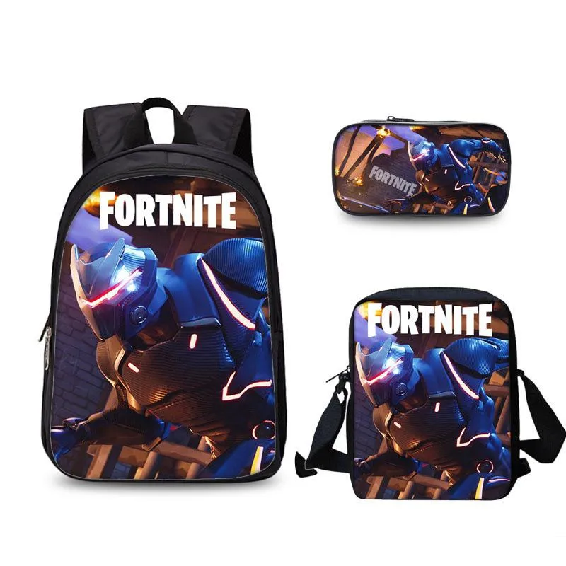 FORTNITE estojo Student pencil case Han edition cartoon children pencil bag School bag Backpack