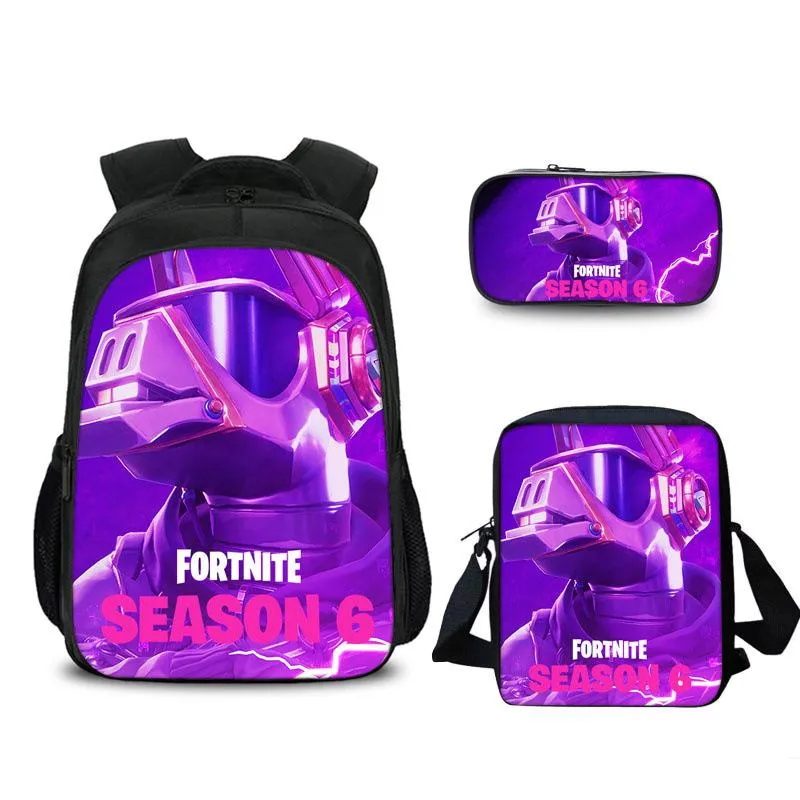 FORTNITE estojo Student pencil case Han edition cartoon children pencil bag School bag Backpack