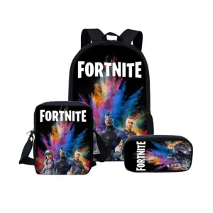 FORTNITE estojo Student pencil case Han edition cartoon children pencil bag School bag Backpack