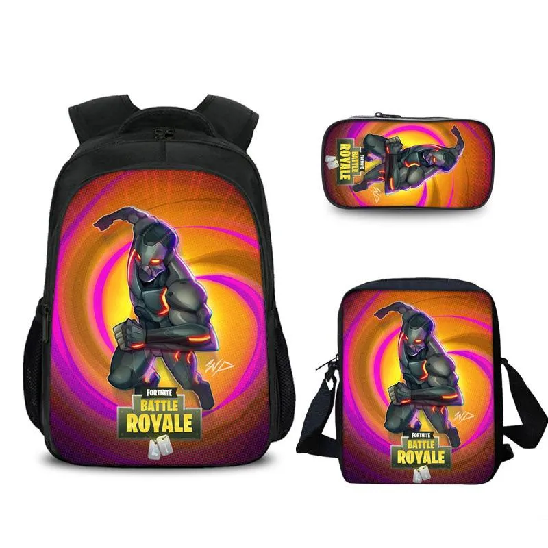 FORTNITE estojo Student pencil case Han edition cartoon children pencil bag School bag Backpack