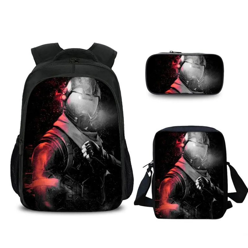 FORTNITE estojo Student pencil case Han edition cartoon children pencil bag School bag Backpack
