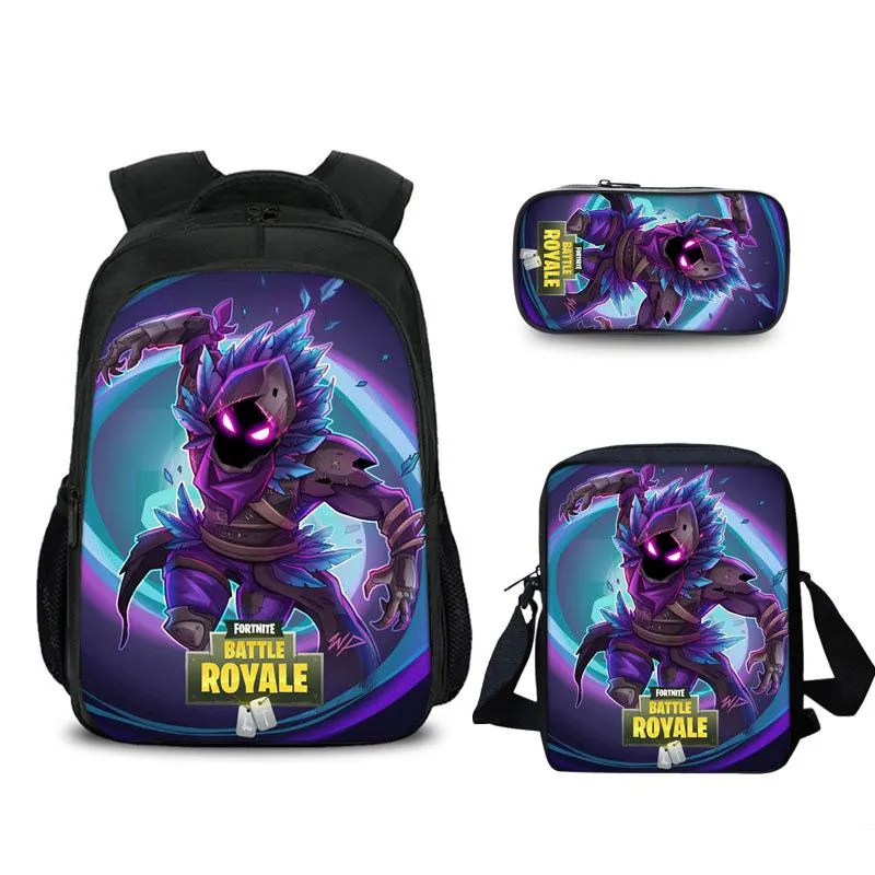 FORTNITE estojo Student pencil case Han edition cartoon children pencil bag School bag Backpack