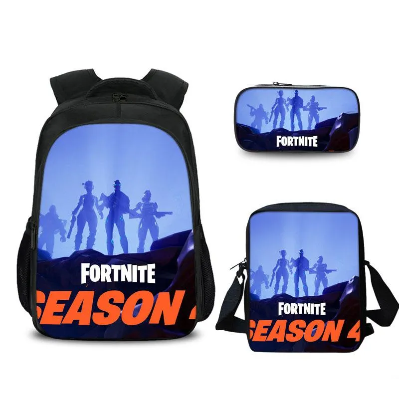 FORTNITE estojo Student pencil case Han edition cartoon children pencil bag School bag Backpack