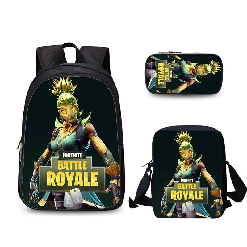 FORTNITE estojo Student pencil case Han edition cartoon children pencil bag School bag Backpack