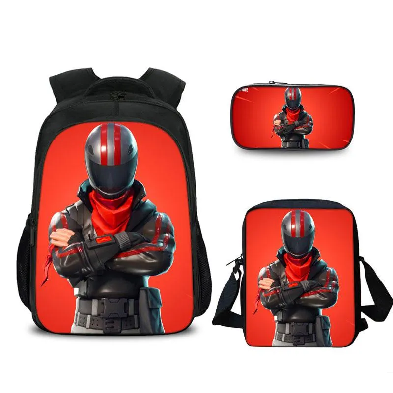 FORTNITE estojo Student pencil case Han edition cartoon children pencil bag School bag Backpack