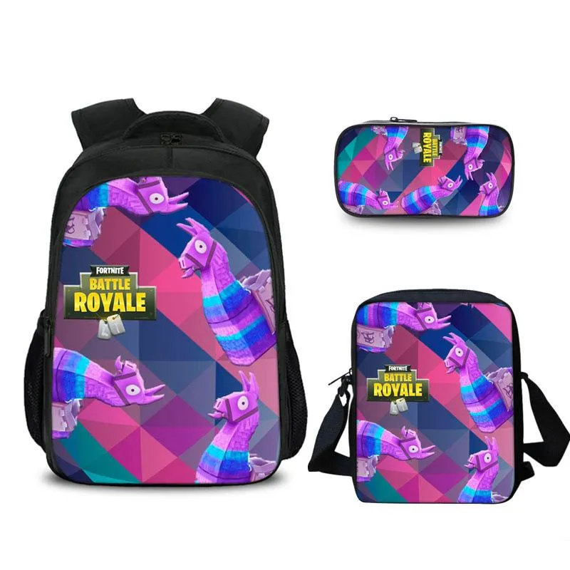 FORTNITE estojo Student pencil case Han edition cartoon children pencil bag School bag Backpack