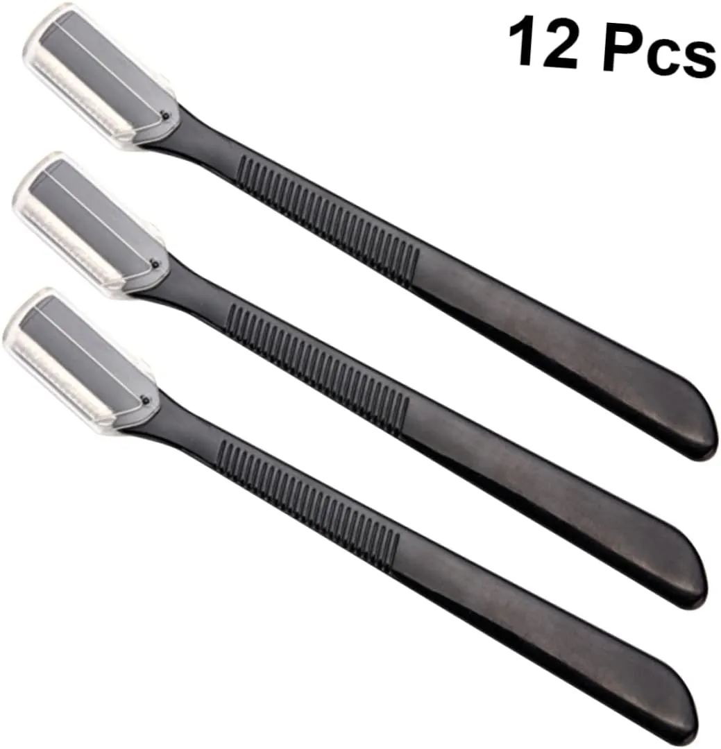 FRCOLOR 36pcs Safety Eyebrow Trimmers Multi-Function for Eyebrow Shaping Lightweight Makeup Accessories for and Travel Convenience