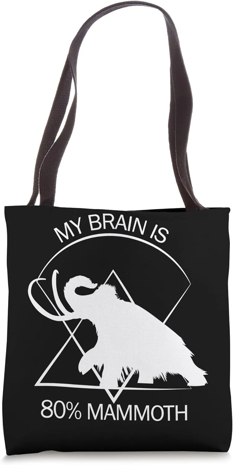 Funny Mammut Stone Age Ice Age Design Prehistoric Tote Bag