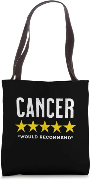 Funny star rating & Criticism of zodiac sign cancer Tote Bag