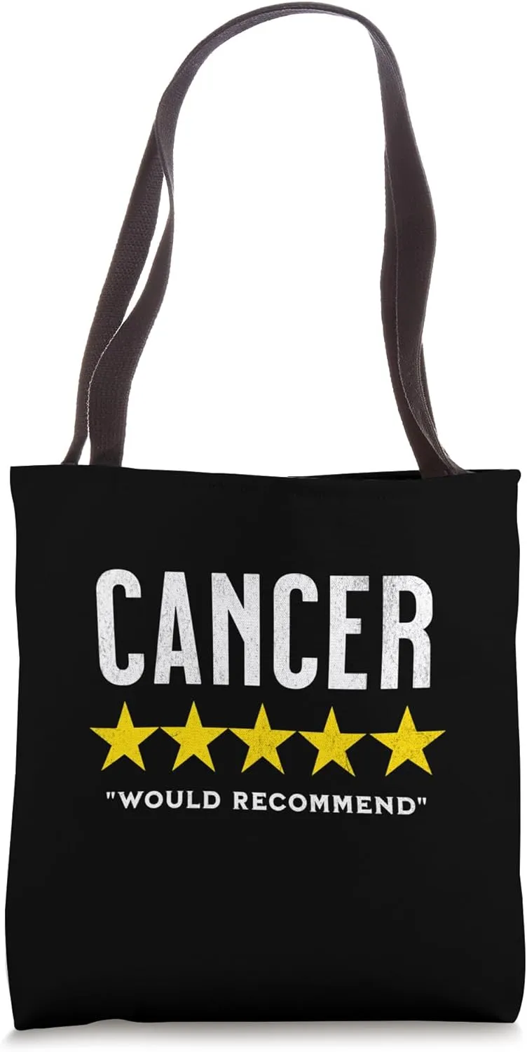 Funny star rating & Criticism of zodiac sign cancer Tote Bag