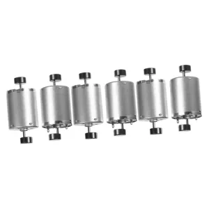 Gadpiparty 6pcs Dual Motor Double Shaft Motor for Electric Toys Massagers Projects Compact Easy to Install High Effect