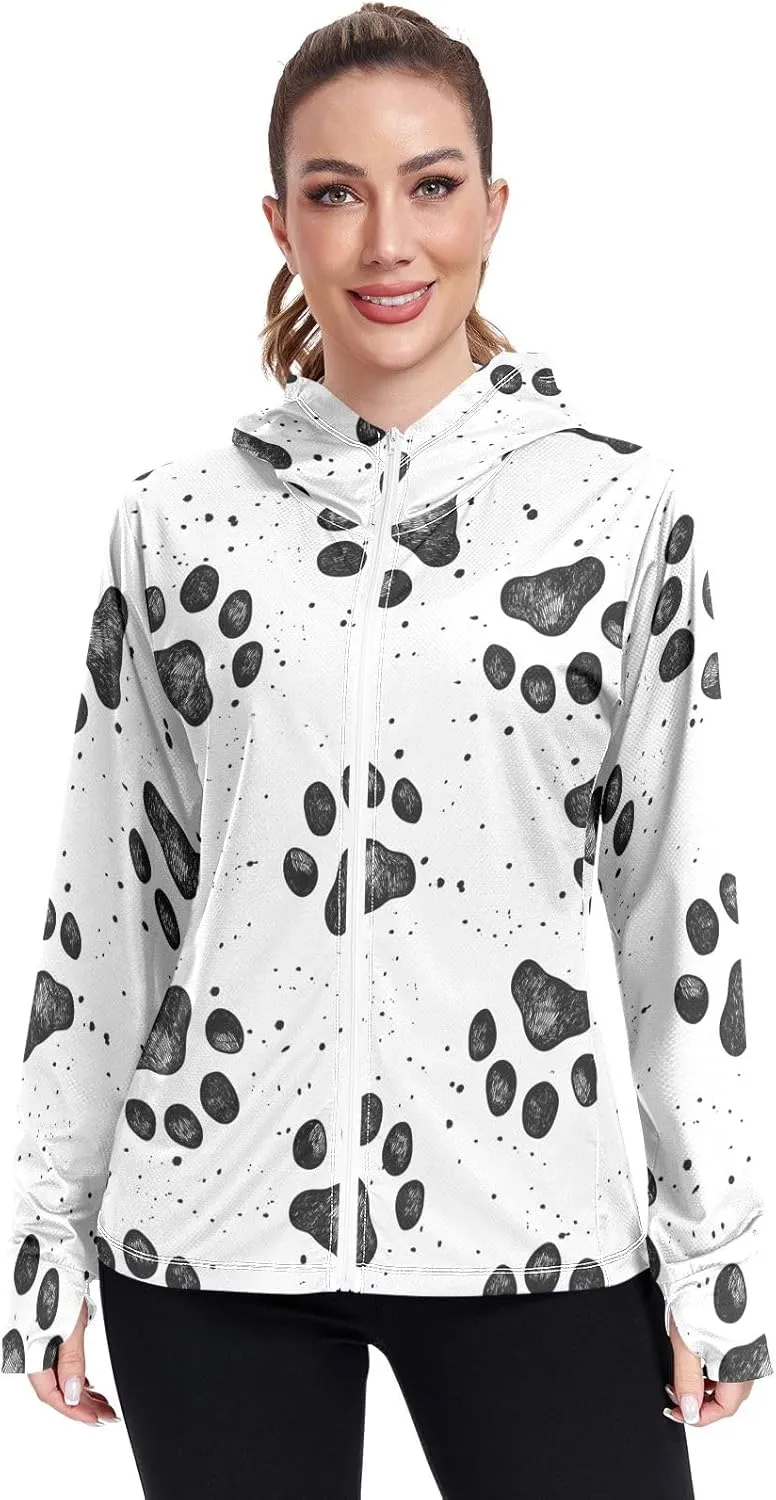 GAIGEO Colorful Palms Leaves Women Jacket UPF 50  Lightweight Summer Jacket Women, Breathable Fabric, S