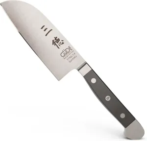 Güde Alpha Series Hand Forged/Sharpened Santoku Knife, 5-in - Ice Hardened Steel - Made in Solingen, Germany Since 1910