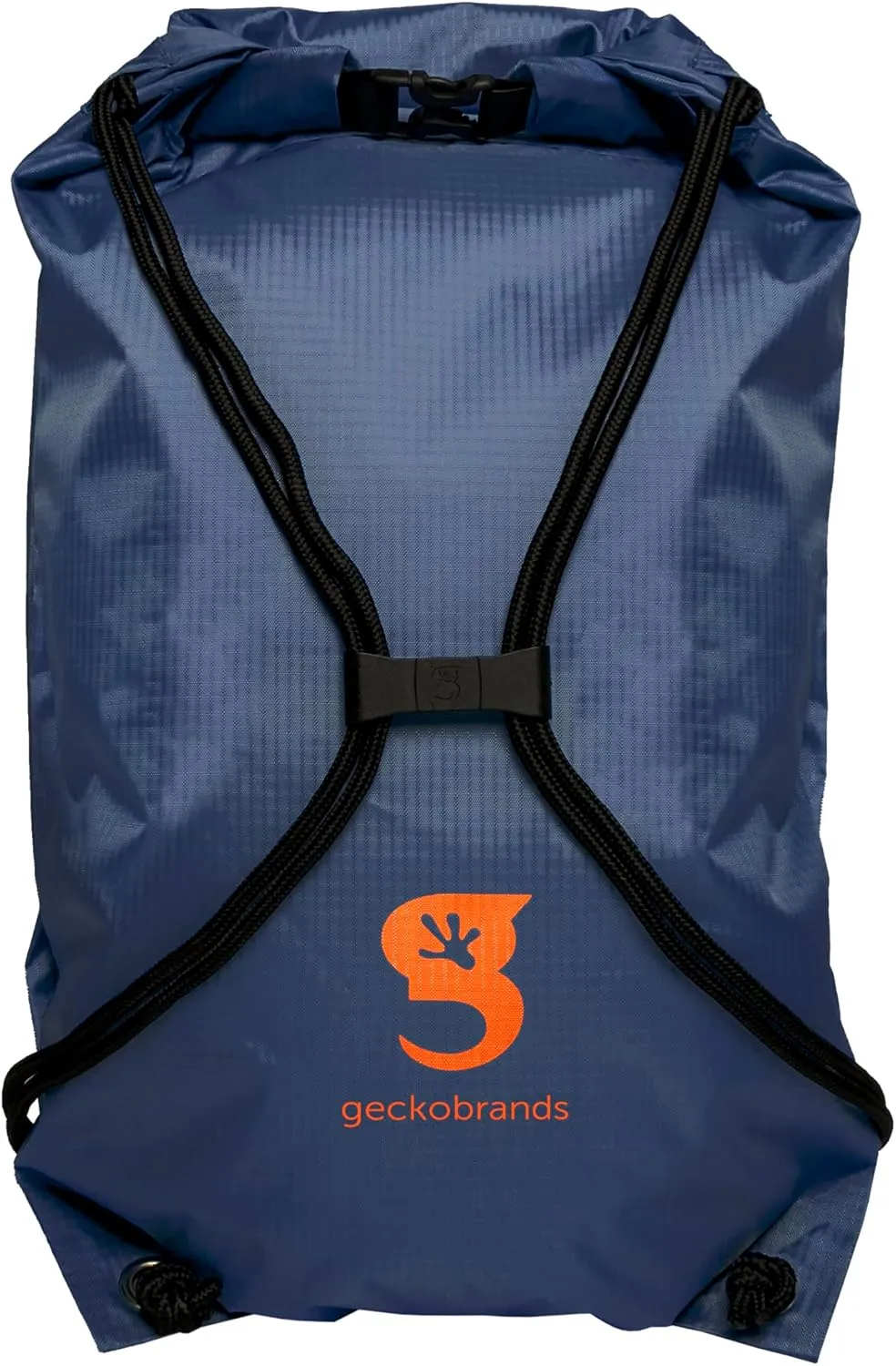 geckobrands 10L Drawstring Travel Backpack – Waterproof, Lightweight Dry Bag for Beach, Hiking, and Light Water Activities