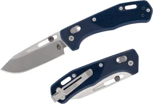Gerber Gear Assert Magnacut - Deep Carry Pocket Clip Knife for Camping, Hiking, Adventure - EDC Utility Tool - Stainless Steel Blade - Textured Grip - Made in USA - Blue