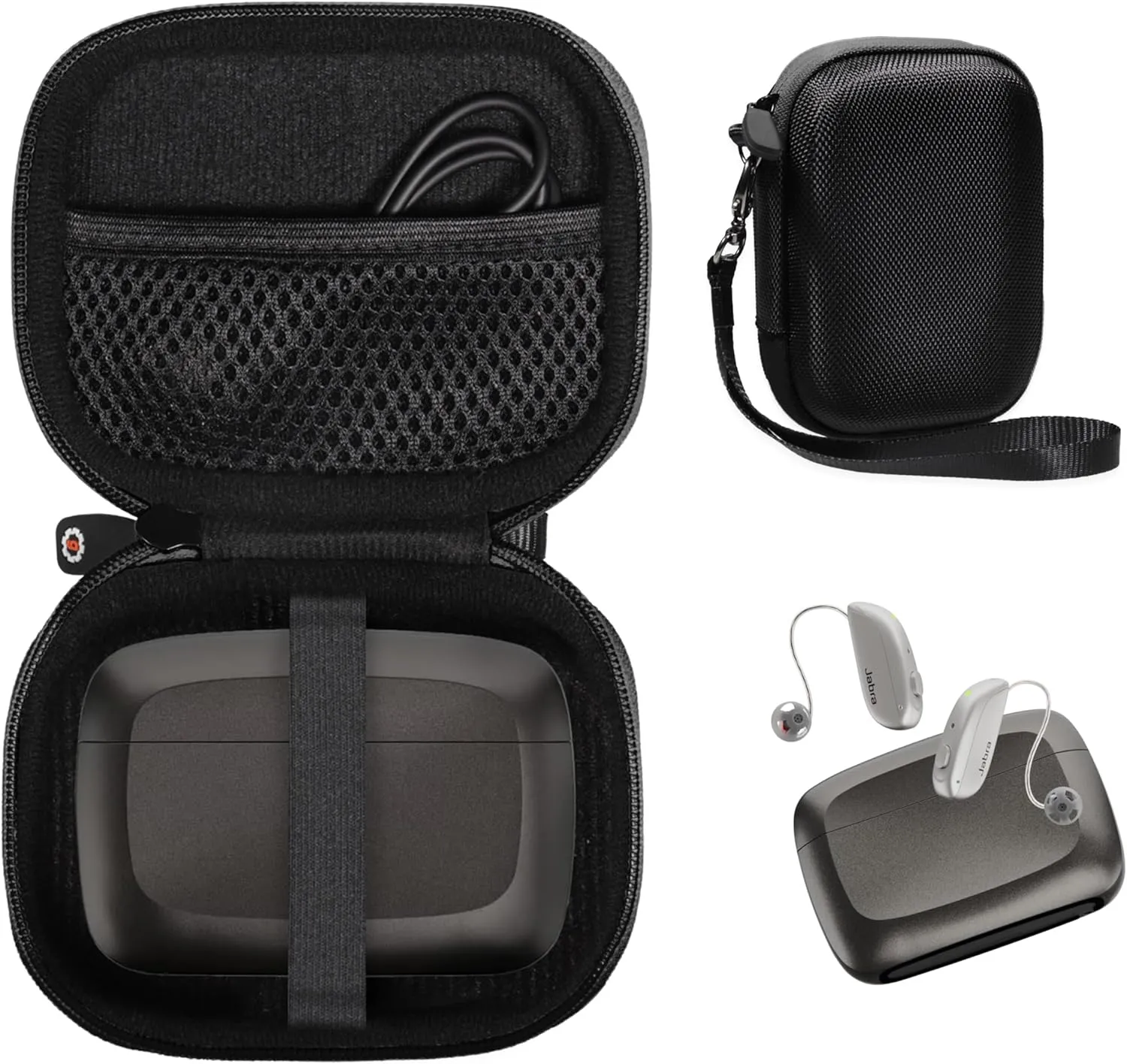 GETGEAR Case for Jabra Enhance Select 500 OTC Hearing Aids