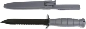 Glock Field Knife Fixed Blade 6.5 Inch Grey Clip Point