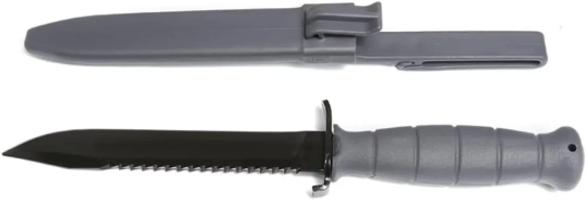 Glock Field Knife Fixed Blade 6.5 Inch Grey Clip Point