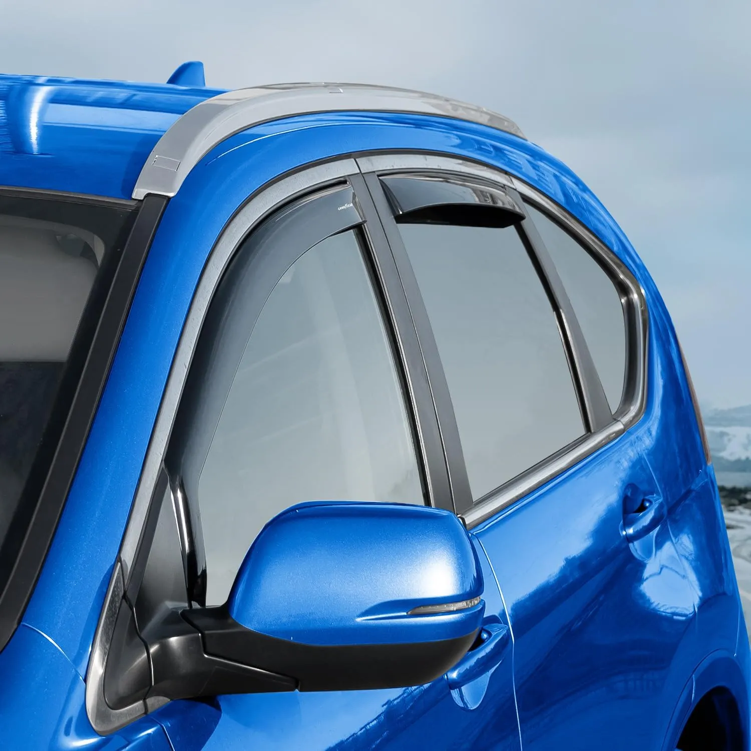 Goodyear Shatterproof in-Channel Window Deflectors for Honda CR-V (CRV) 2012-2016, Rain Guards, Window Visors for Cars, Vent Deflector, Car Accessories, 4 pcs - GY007745