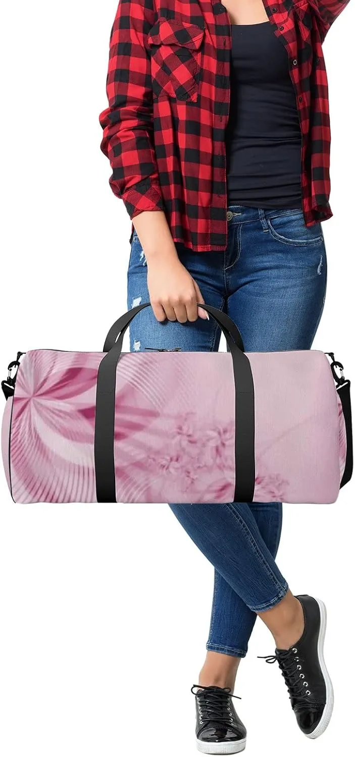 Grafic Design Business Cards Fractal Image Sports Bag Tote Bag Waterproof Gym Bag with Shoulder Strap Zipper 2 Side Pockets for Men and Women, Travel and Storage Shoulder Bag.