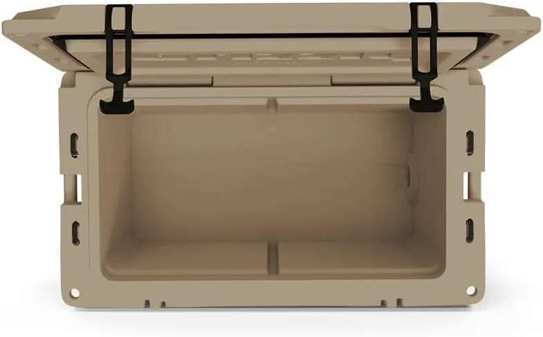 Grizzly 60 Cooler | 60 qt Ice Chest Durable Rotomolded Insulated | Made in USA | Warranty for Life | For Beach Boat Camping Fishing Hunting | G60