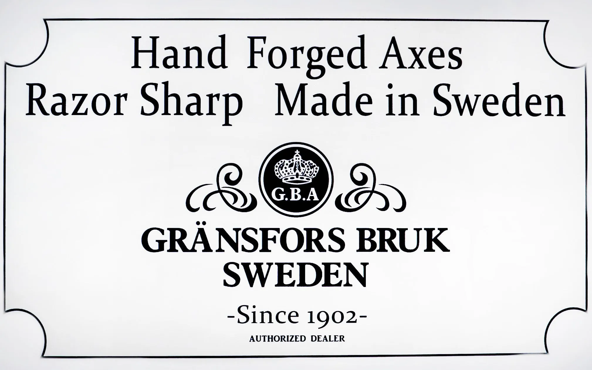Gränsfors Bruk Double Bit Throwing Axe ~ No. 490-1